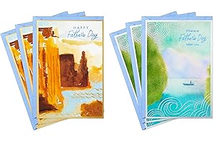Hallmark Fathers Day Cards Assortment: Warm Sentiments, Watercolor Landscapes