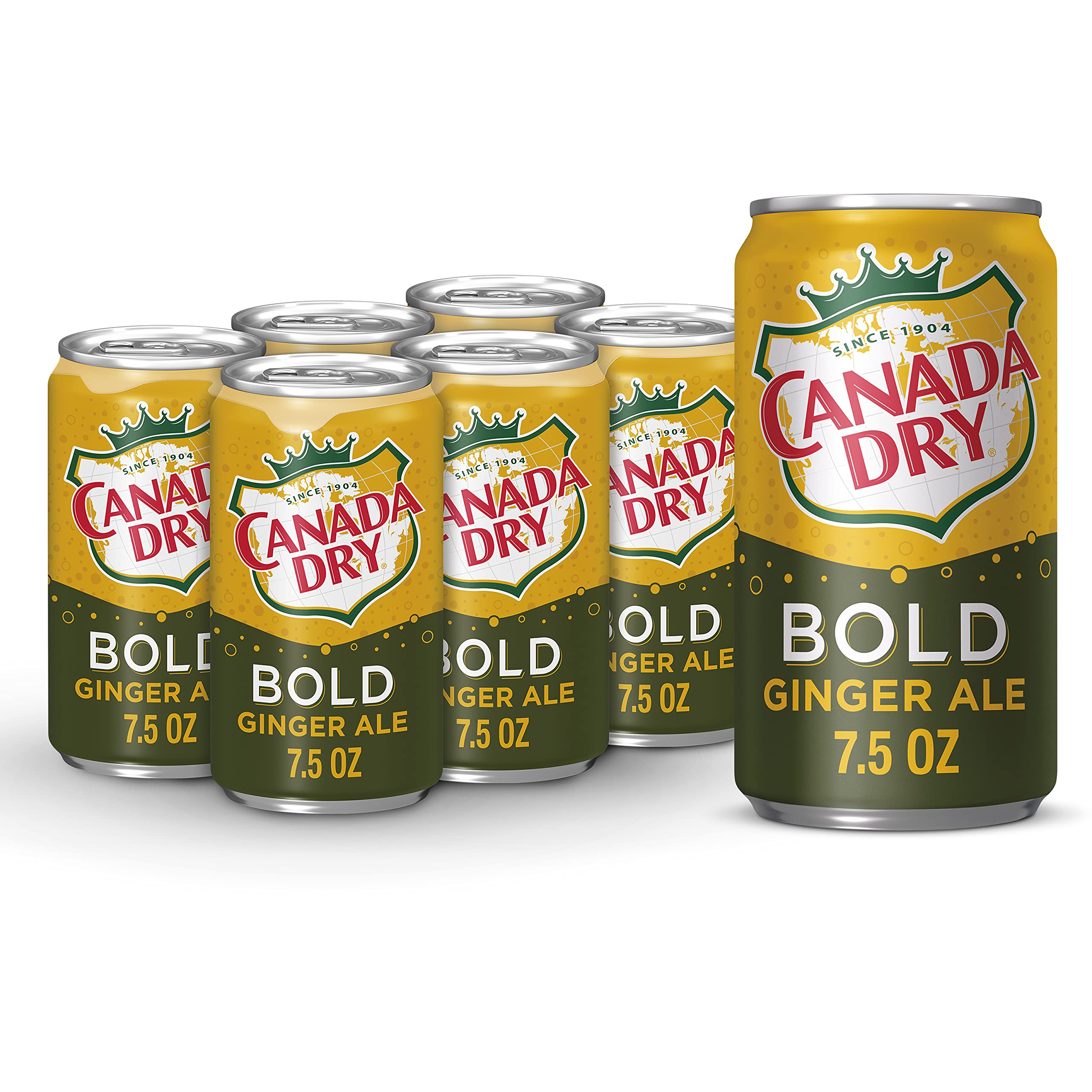 Buy Canada Dry Bold Ginger Ale, 7.5 fl oz mini cans, 6 pack Online at