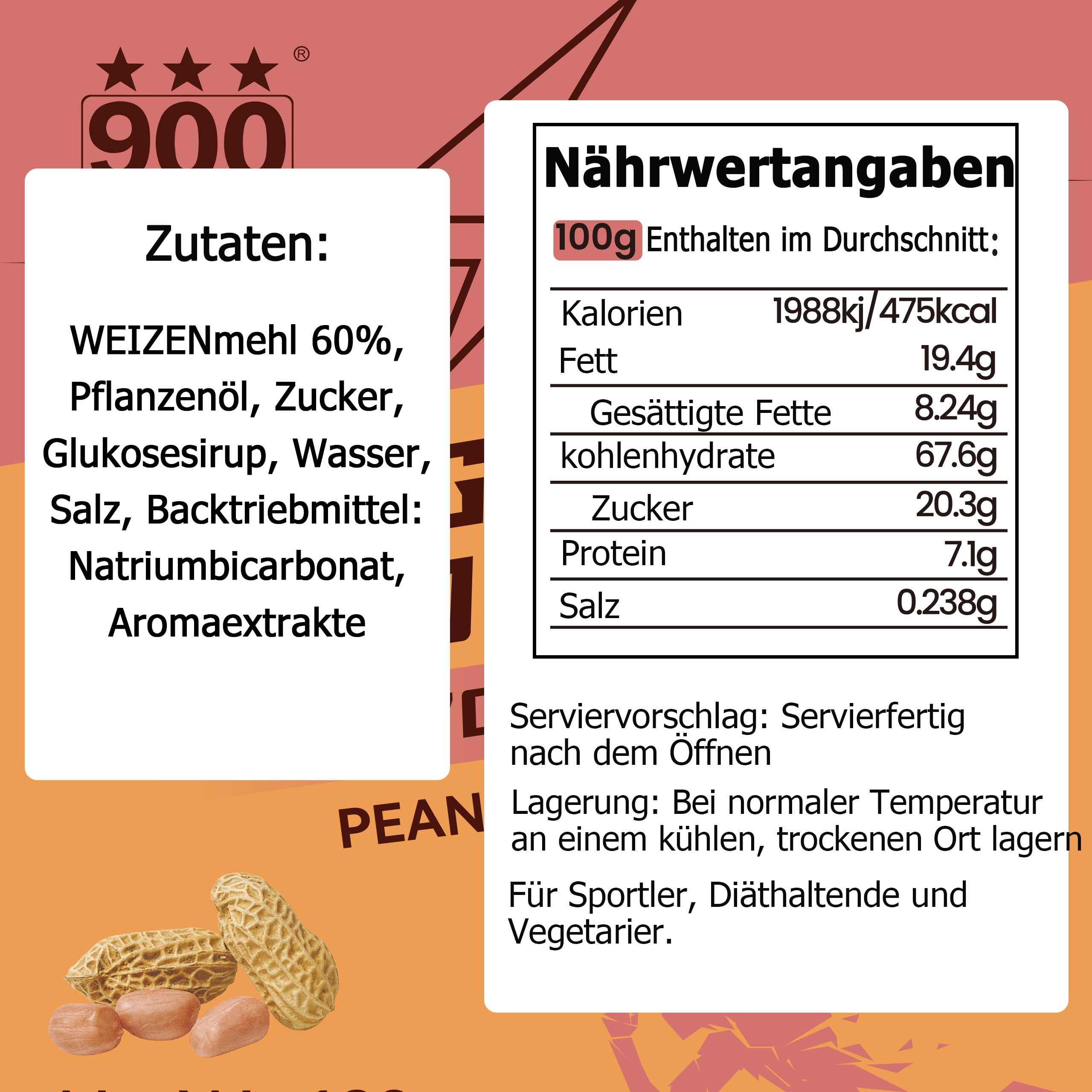 Notfall-Nahrungsmittelversorgung – Erdnuss-Hardtack, Mre Meals Military 2025, Notfall-Mahlzeiten, Survival-Riegel, Camping, Wandern, Überlebensnahrung, kalorienreiche Riegel, 12 Stück, lange