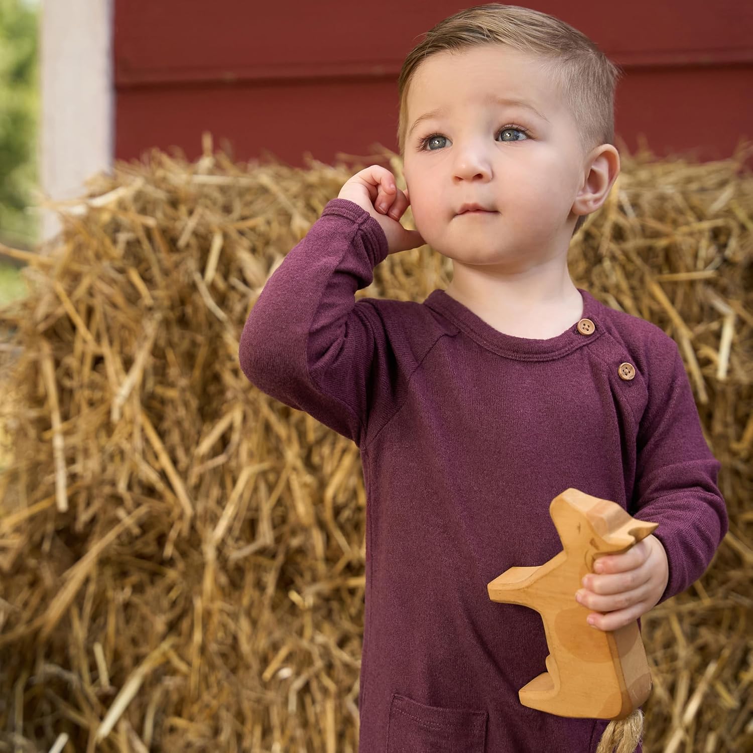 Modern Moments by Gerber baby-boys Raglan Sleeve & Long Leg Romper - Image 6