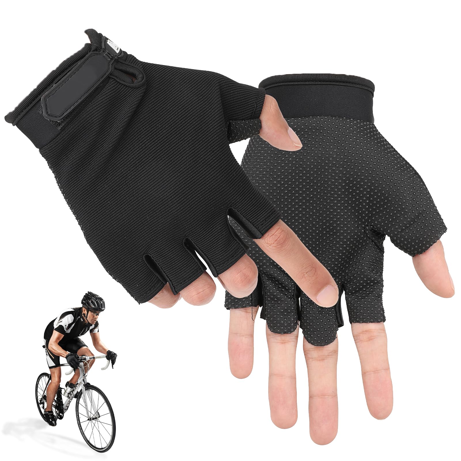 DUFFOBAN Cycling Gloves Half Finger - Breathable & Quick-Drying Cycling