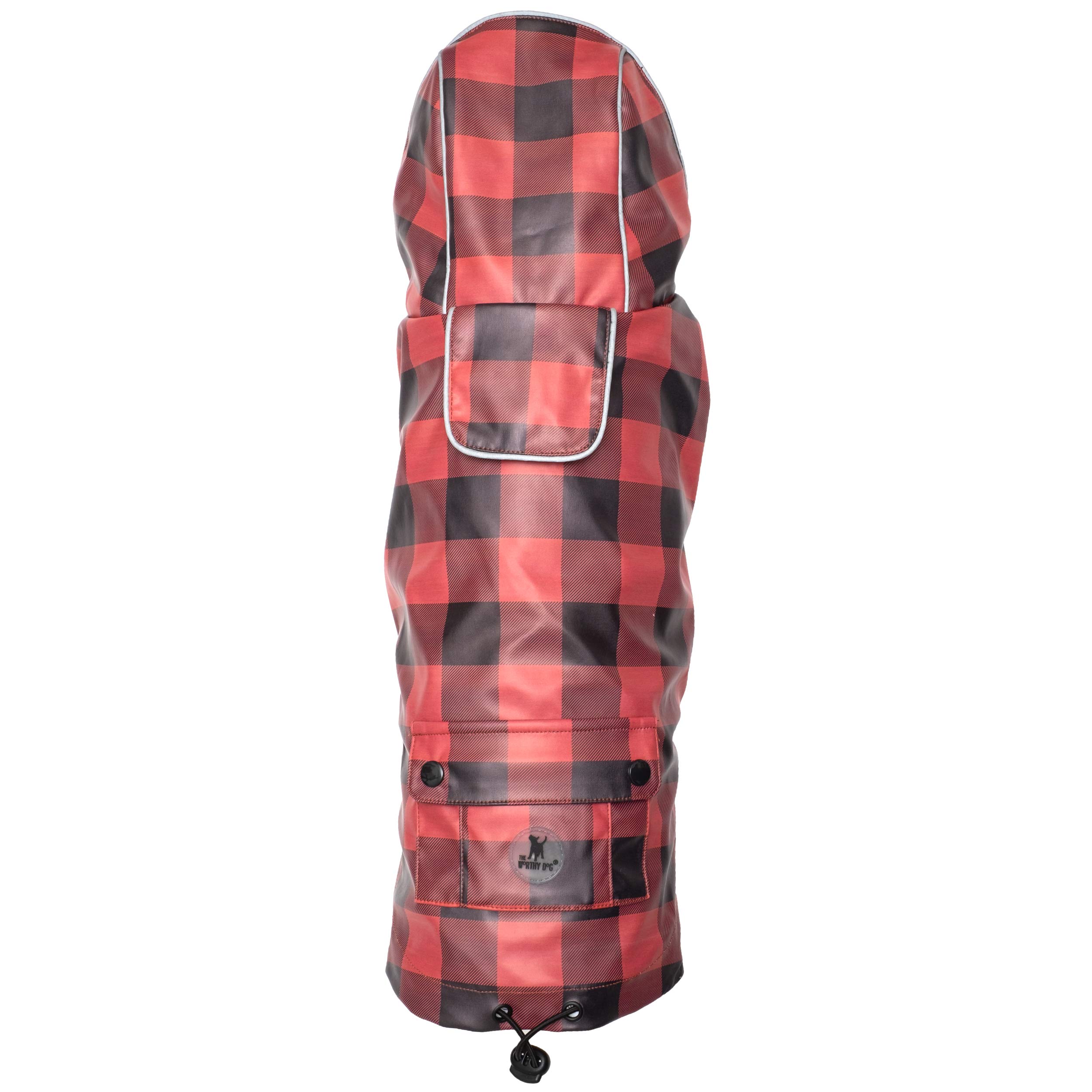 The Worthy DogThe Worthy Dog Red/Black Buffalo London Raincoat