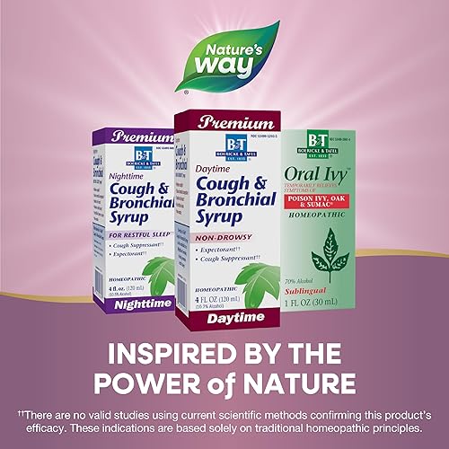 Miniatura 6 de Nature's Way Boericke & Tafel Jarabe para la tos y bronquial durante el día, supresor de la tos y Expectorante, sin somnolencia, 4 onzas líquidas