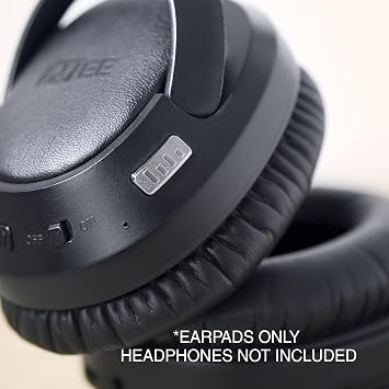 MEE Audio Replacement Earpads Ear Cushions for Matrix Cinema, Matrix Cinema ANC, and Matrix3 Headphones Black (Pair)