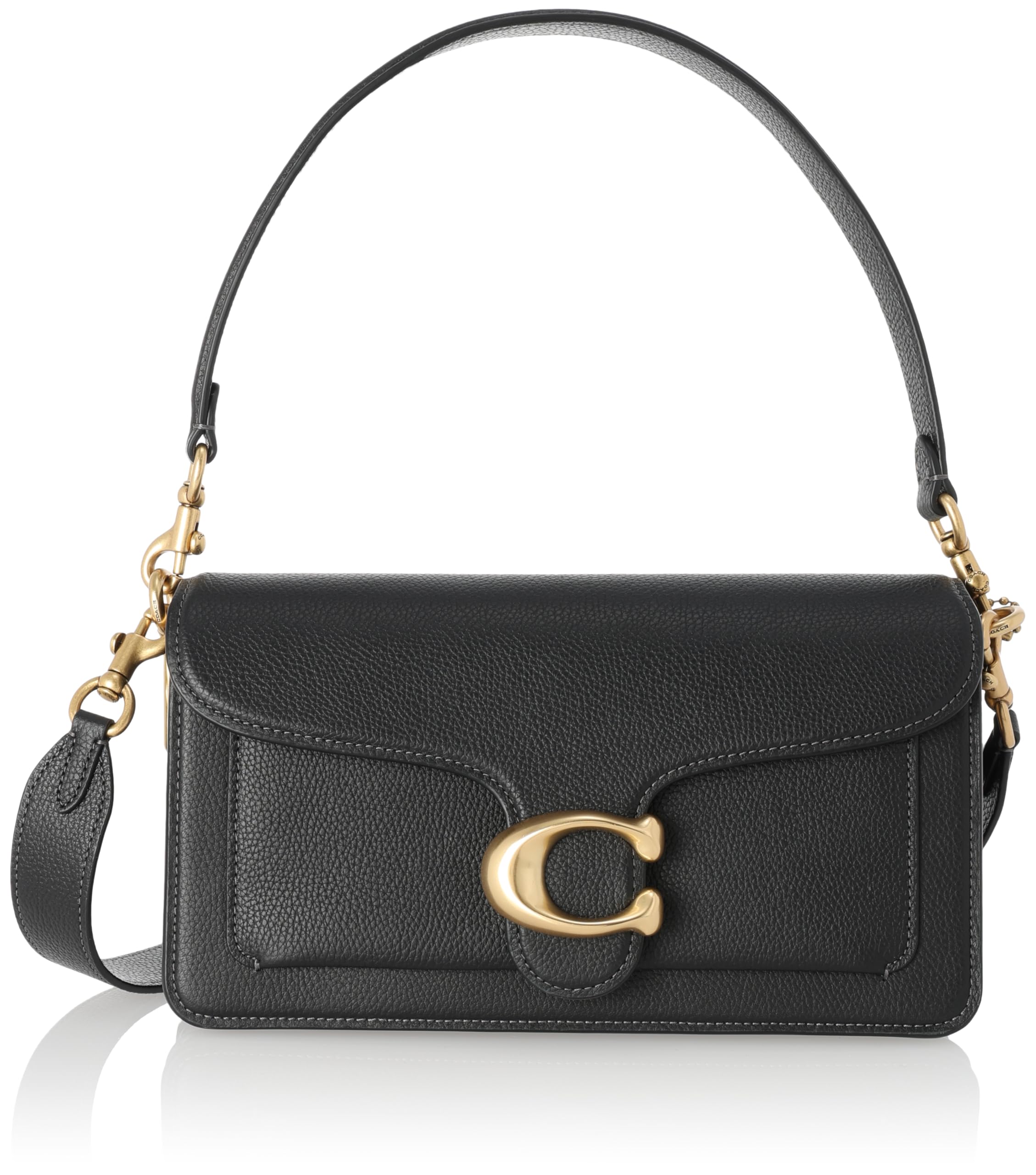 コーチ　パッチ付き黒ハンドバッグ COACH 【TIME SALE 9/8迄】コーチ バッグ ショルダーバッグ 黒