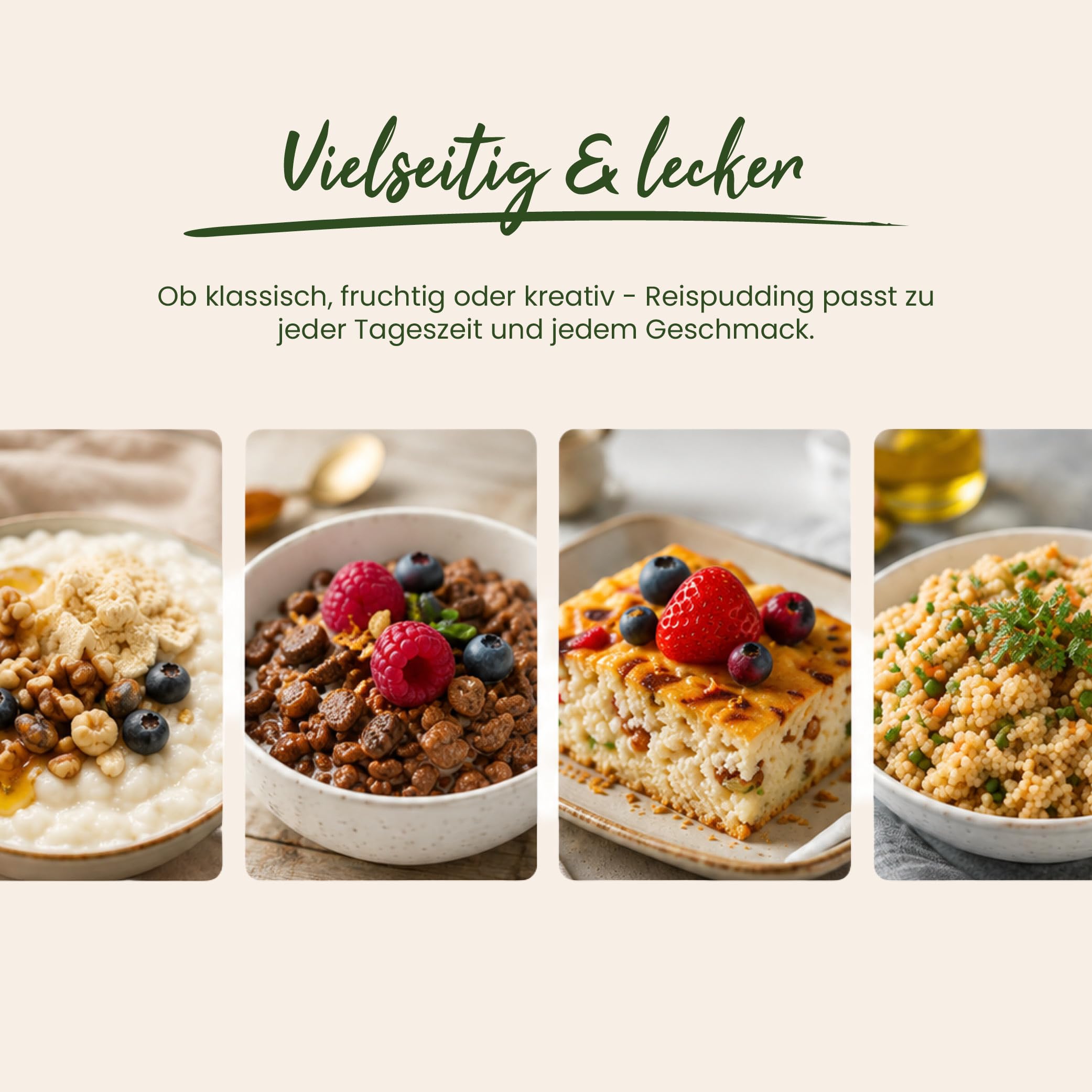 Instant Reispudding 15 kg Rice Pudding Reisgrieß neutral ohne Zucker & Zusätze Fitness Muskelaufbau Reismehl Taste Market