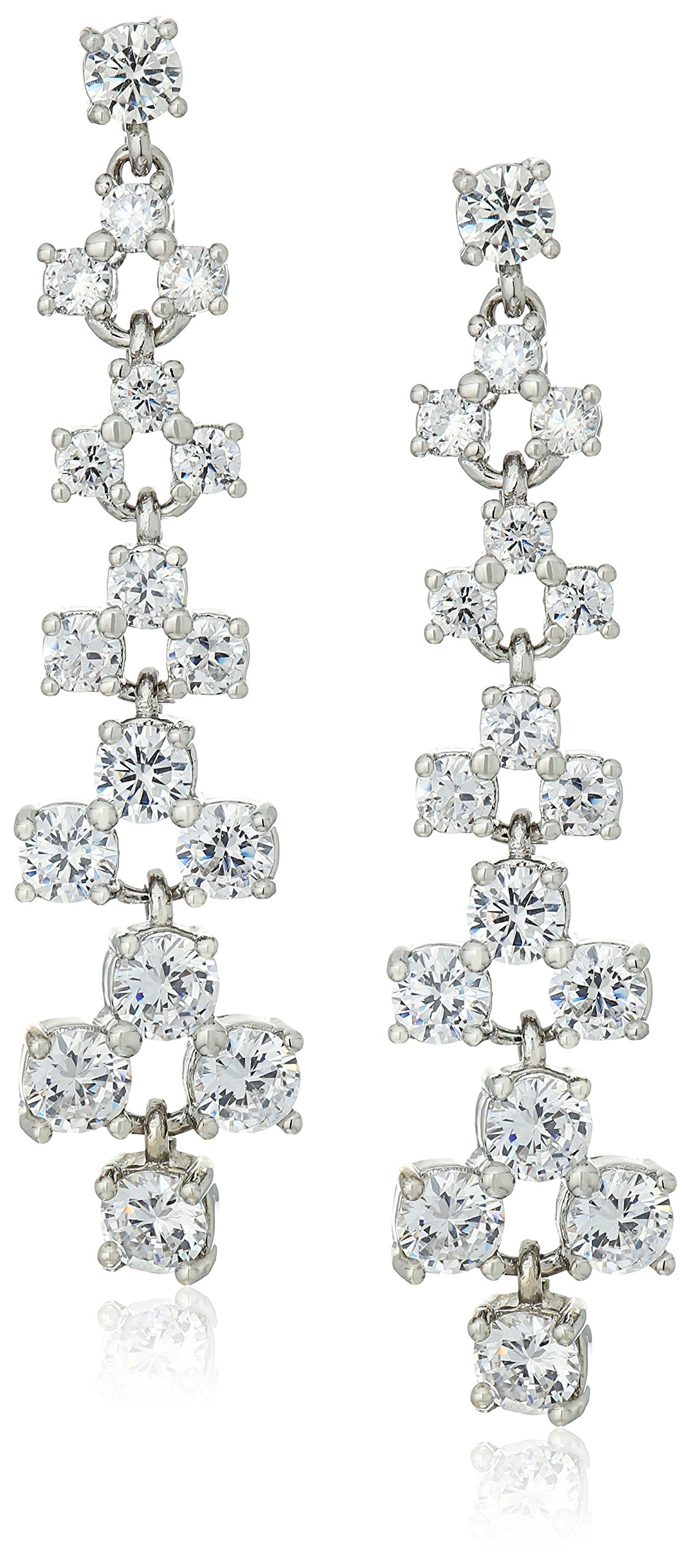 Carolee"East Side" Linear Pierced Drop Earrings