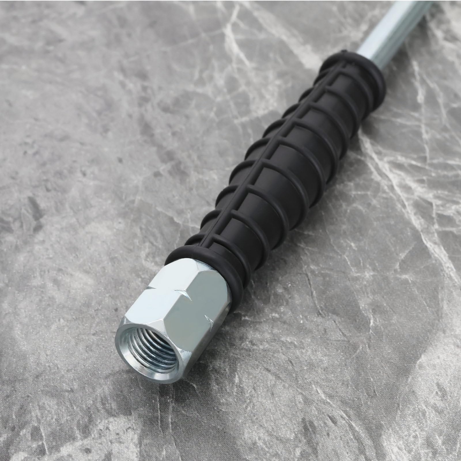 SG Store PCL - Herramienta de válvula de neumático – Conector inflador de portabrocas de doble cabezal de 1/4NPT para coche, motocicleta, bicicleta