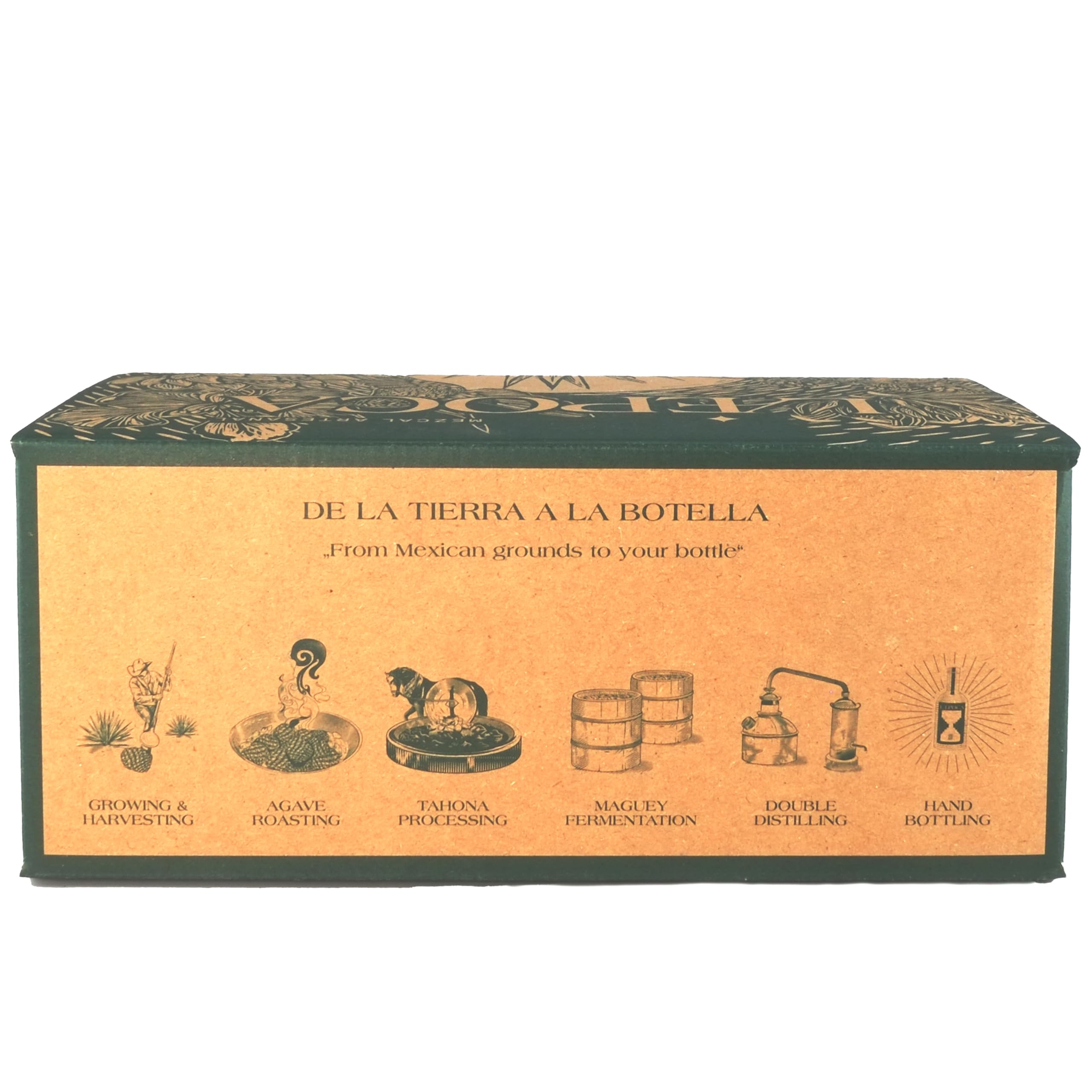 LÆPOCA Mezcal Espadín Joven Artesanal 350ml 38% vol Handgefertigt