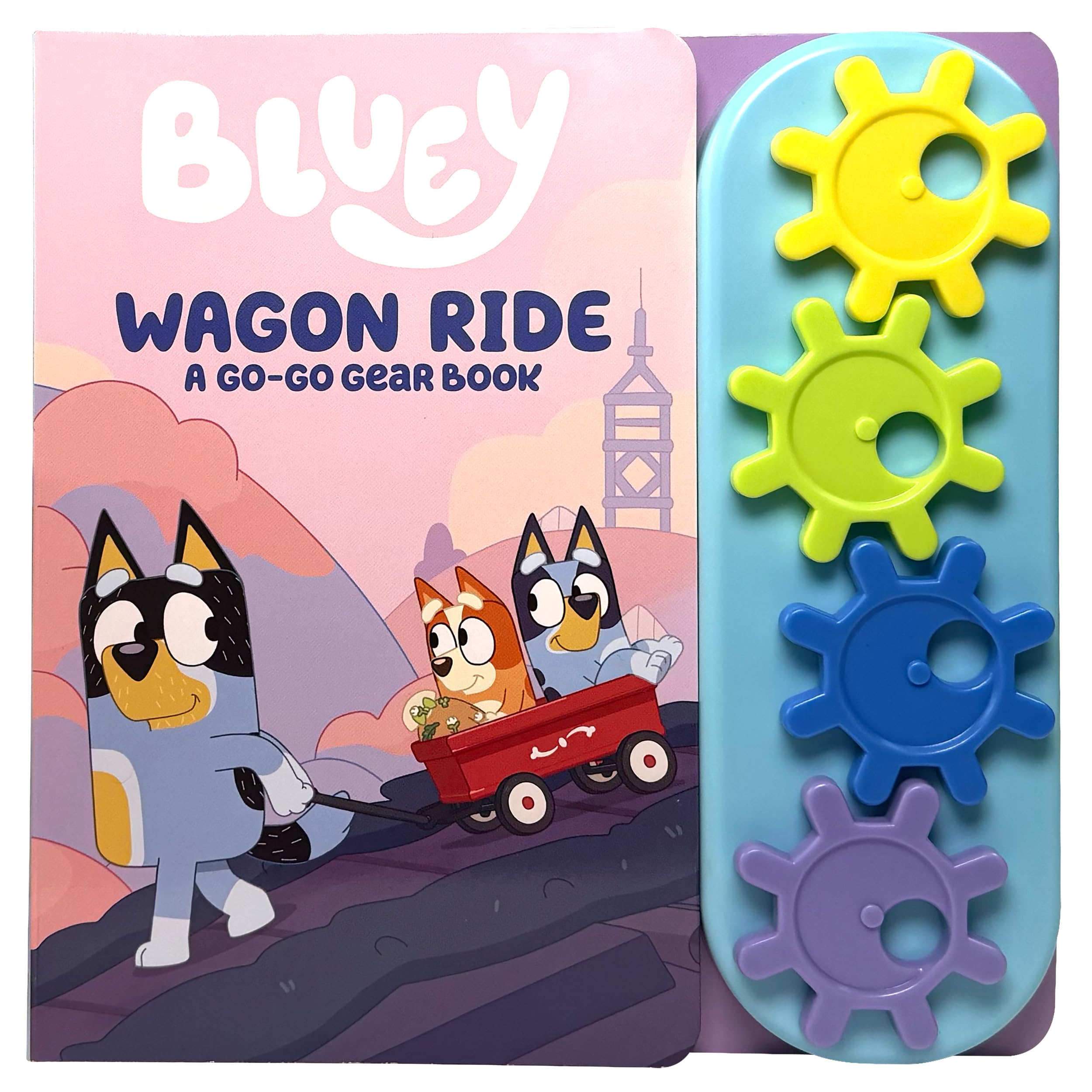 Bluey: Wagon Ride A Go-Go Gear Sound Book by PI Kids Board book