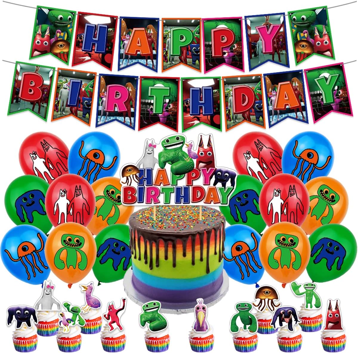 Anime bambam Birthday Party Supplies, Garden of bam bam Anime bambam Birthday Party Supplies, Garden of bam bam