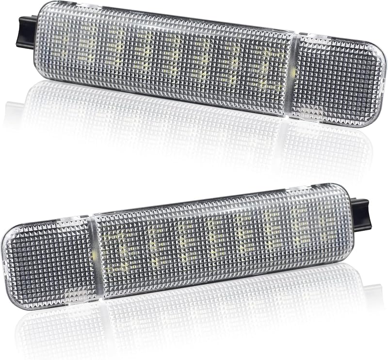 Luz LED de cortesia para painel de porta NDRUSH 12 V para Silverado, Sierra, Tahoe, Yukon e Escalade – 2 unidades