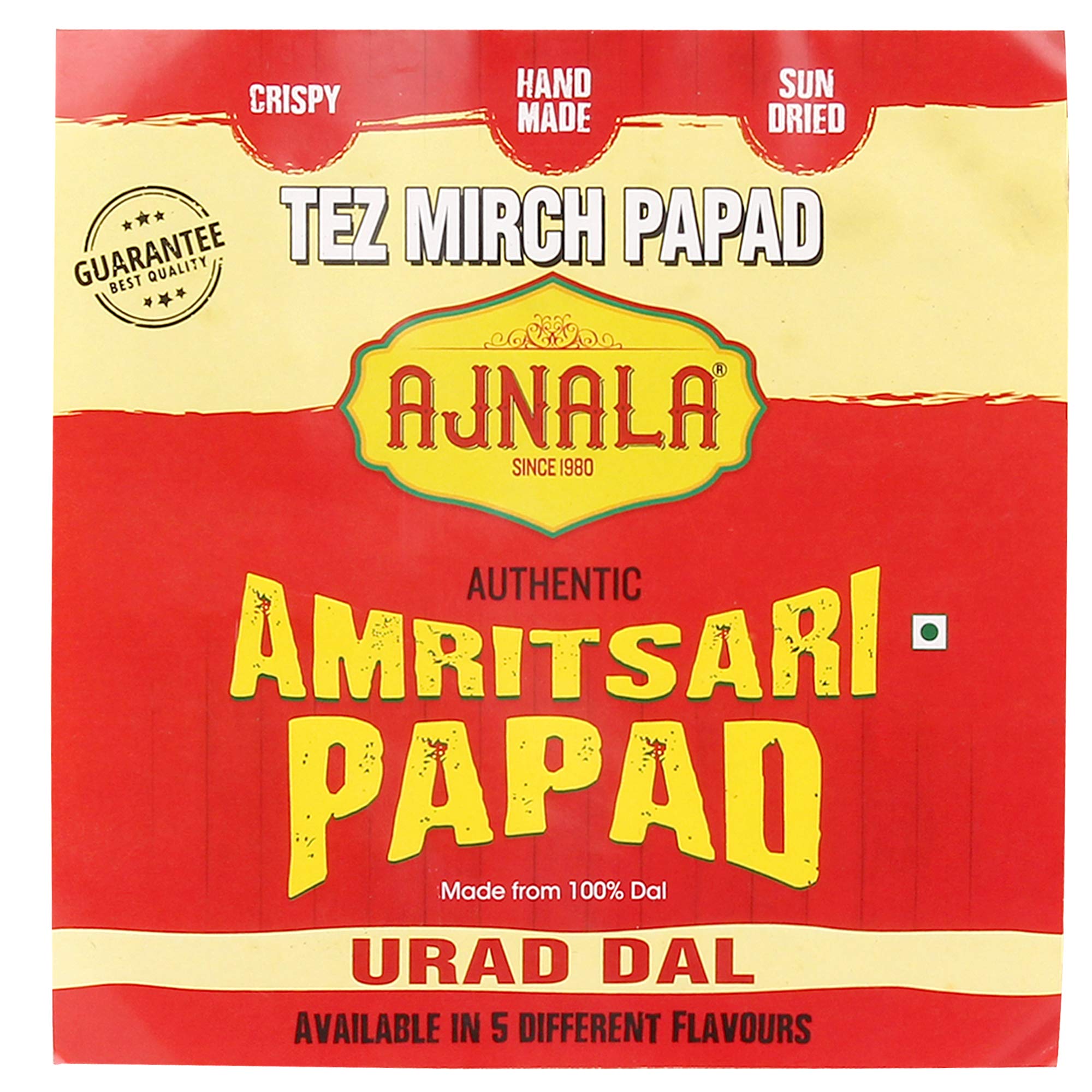 Ajnala Handmade Tez mirch Papad - 200g Pack (B07TV8QH8Z) Amazon Price History, Amazon Price Tracker