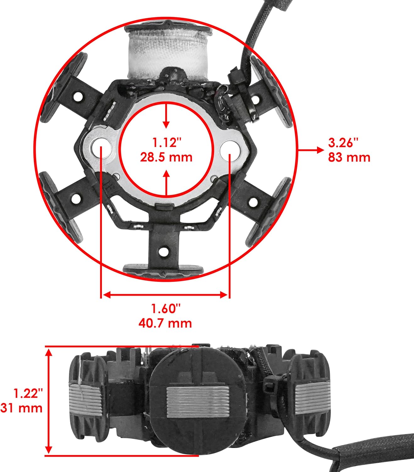Caltric Stator Compatible With Honda Sportrax 90 Trx90 Trx-90 1993-1998 Magneto