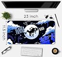 EJISH Extra Large Non-Slip Gaming Mouse Pad (23x11.5 in) - Extended Desktop Mat for Computer Keyboard and Mouse (21-KEYPAD) gallery image