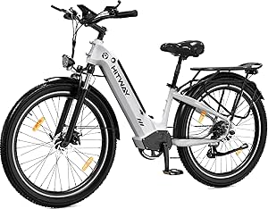 Bici Elettrica City X-City 26" - Batteria 48V 10.4Ah Rimovibile, Autonomia 80km, Motore 250W - Foto 8