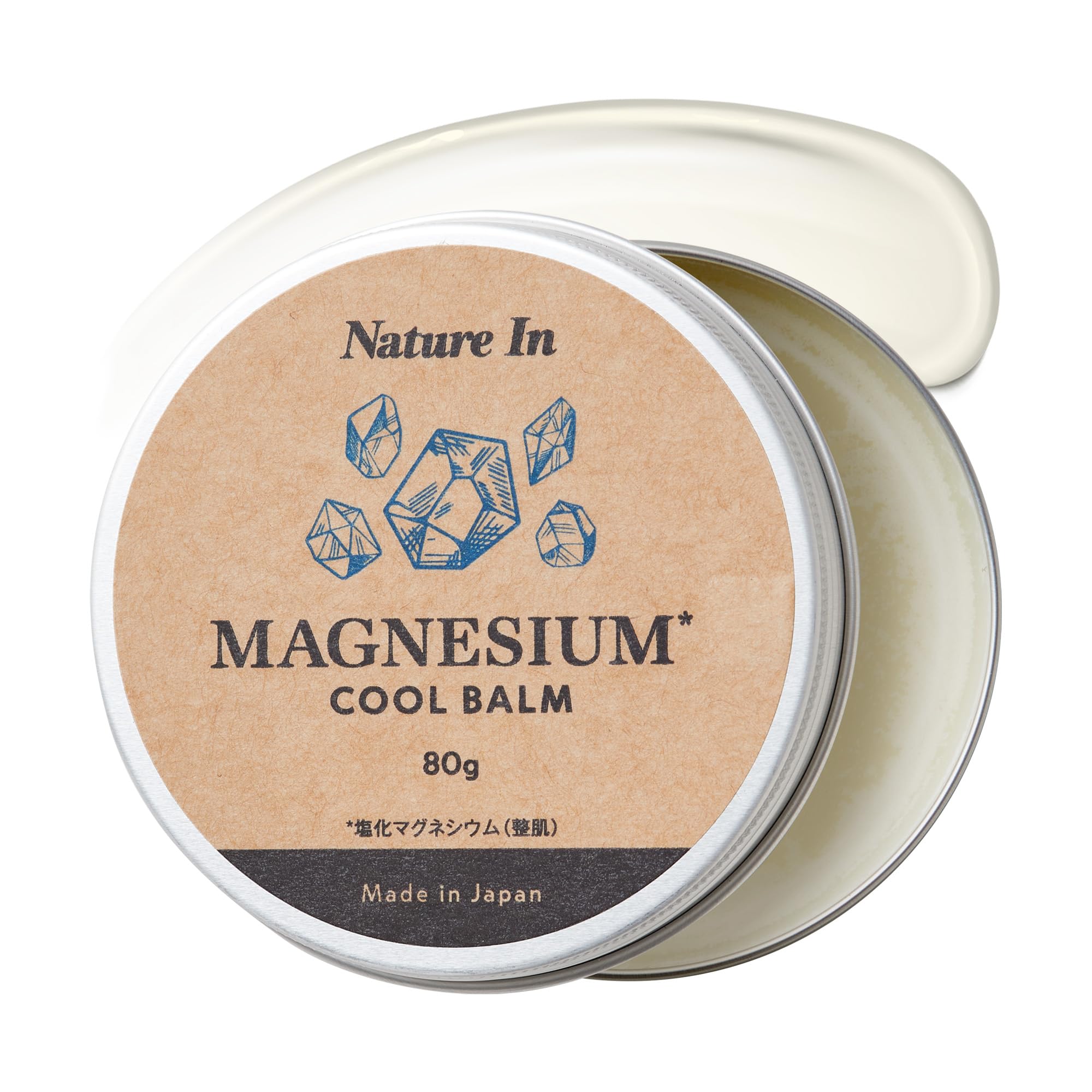 Nature In マグネシウムバーム 80g 肩 首 こめかみ用 高濃度 ひん…