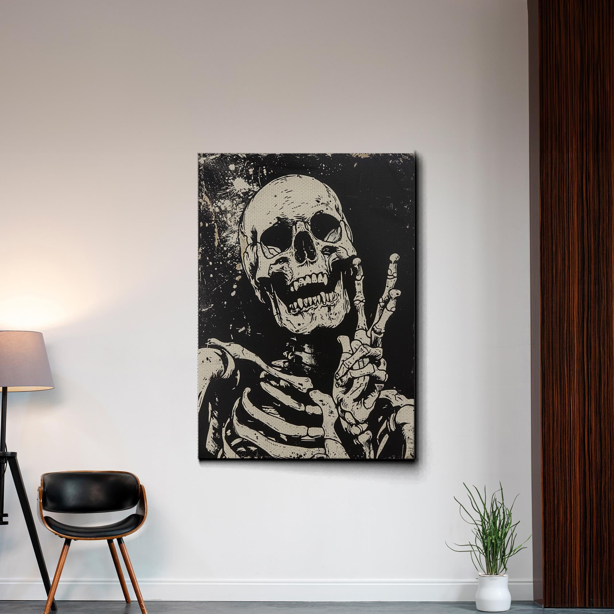Amazon.com: Skull print, skull decor, skull wall art, gothic decor