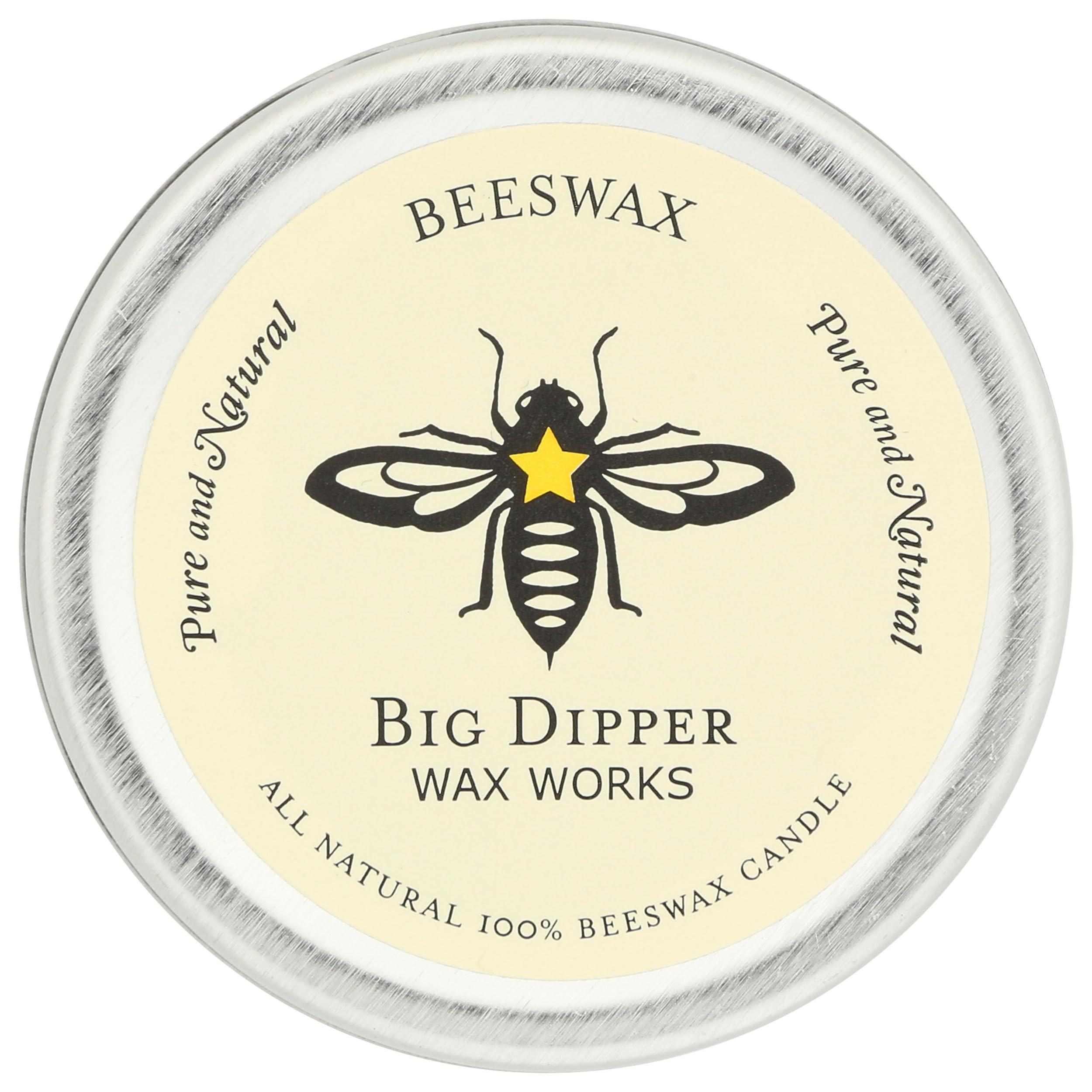 Big Dipper Wax Works Unscented Tin Candle, 1.7 OZ