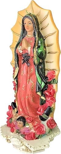 Miniatura 3 de Virgen De Guadalupe - Juego de 24 piezas, estatua de 5 pulgadas