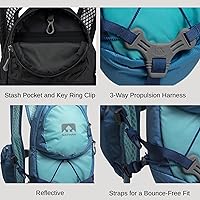 Vista 3 de Nathan Chaleco de hidratación para correr con bolsa de 2 litros incluida. Mochila con válvula de mordida para beber - Bolsillo compatible