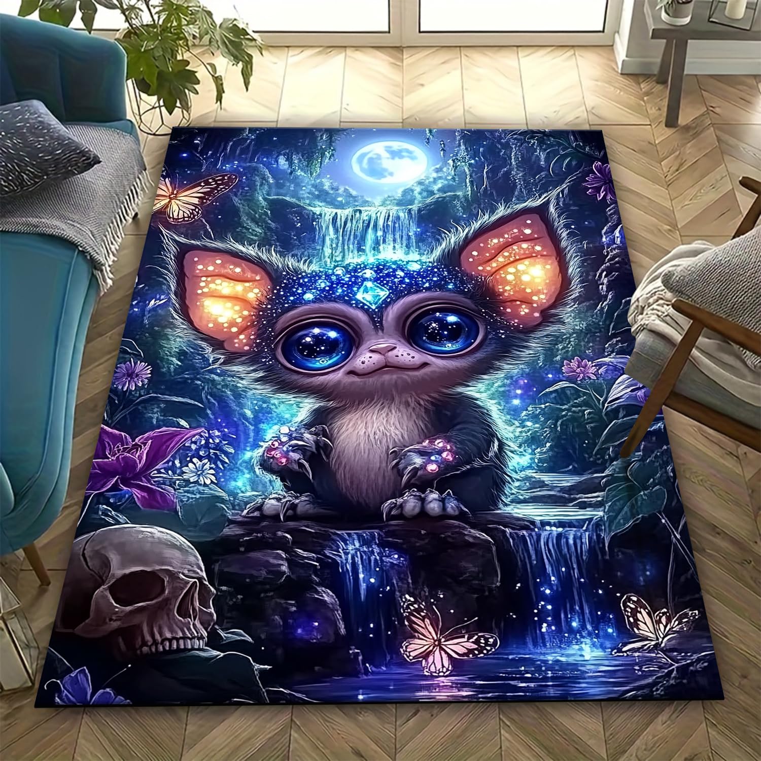 Tapis 3D animal anti-fatigue pour soulager vos pieds sur grand tapis de sol de salon