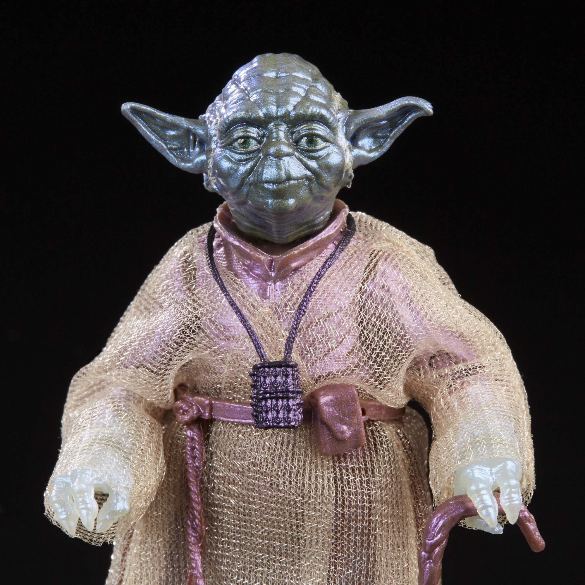 STAR WARS Black Series The Last Jedi Yoda (Force Spirit) Figura de acción – 6 Pulgadas a Escala Episodio VIII Coleccionable, sólido, Color Nailon/a, S (Hasbro 12)