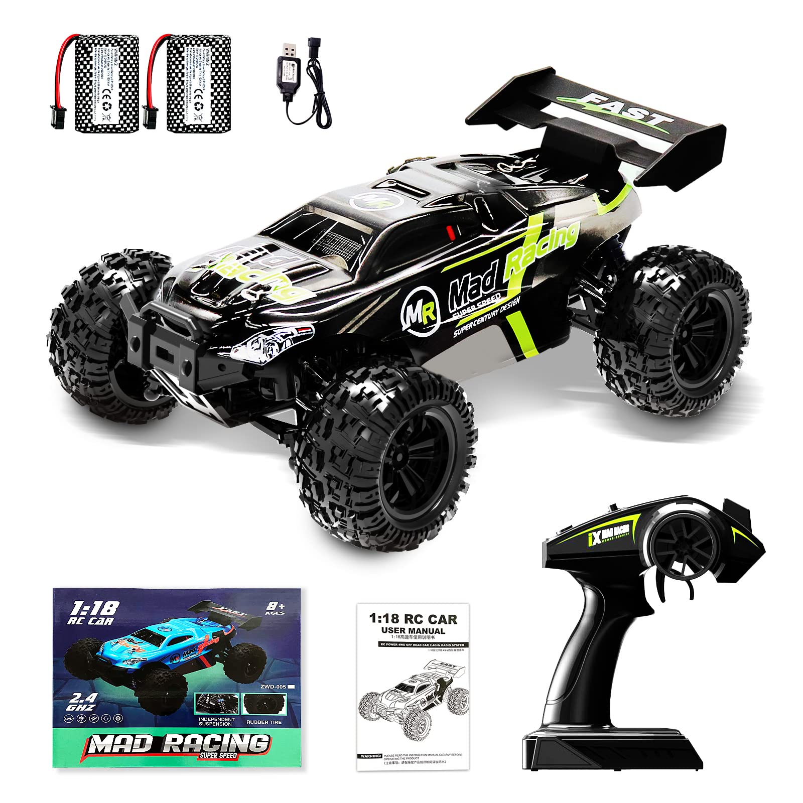 2.4Ghz Radio Controlled Off-Road RC Car 