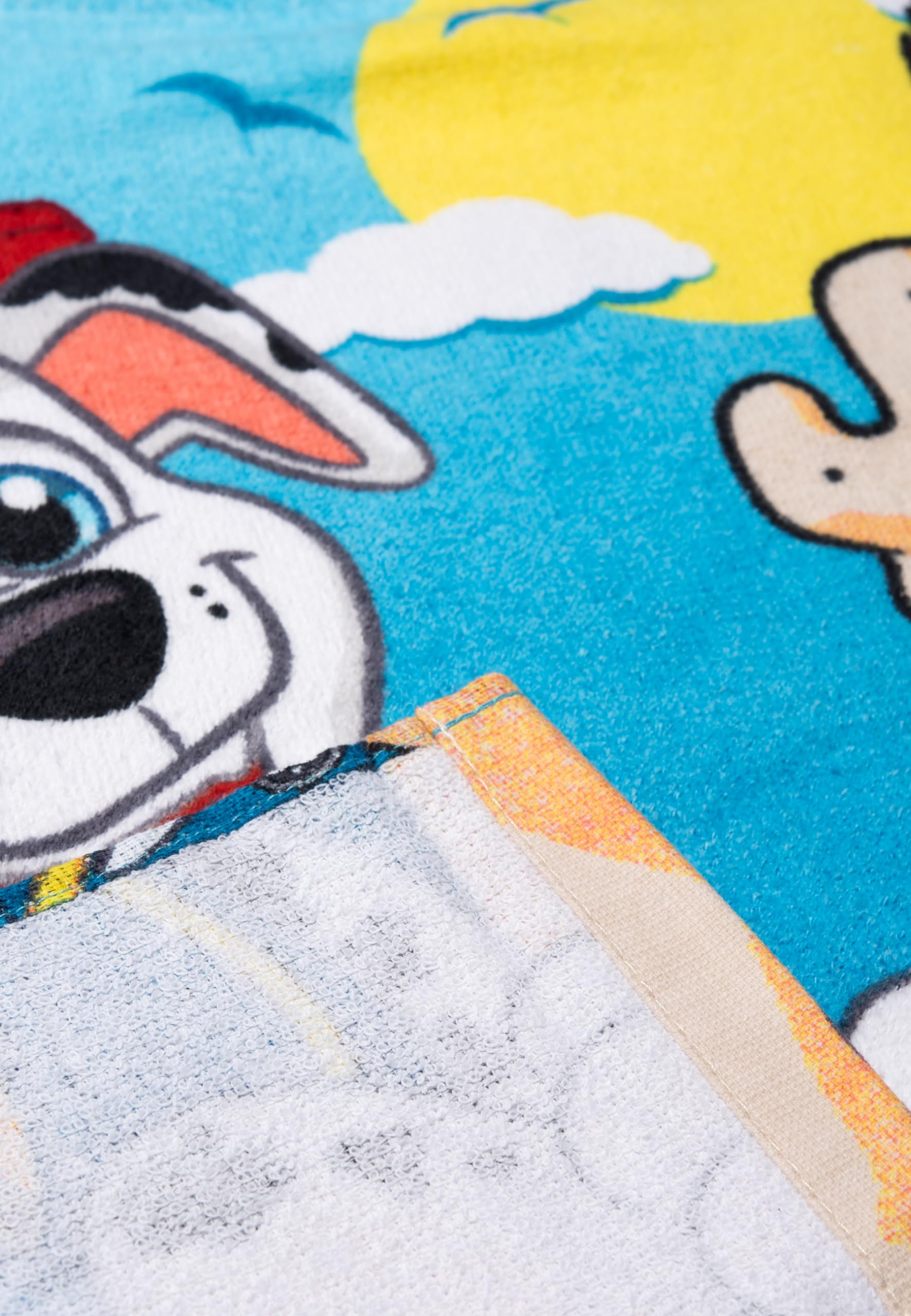 United Labels Patrulla Canina Poncho de baño infantil 50x100 cm 100% algodón toalla con capucha azul