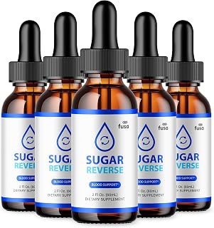 (5 Pack) Sugar Reverse Drops SugarReverse Advanced Liquid Drop Formula, Sugar Reverse Advanced Overall Health Drop Supplement, Sugar Reverse Premium Liquid Supplement for Daily Wellness (10oz / 300ml)
