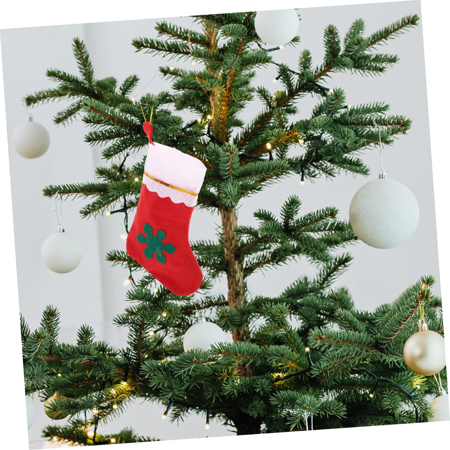 TOPBATHY 3 Sätze Weihnachtsstrumpf Goodie Bag Weihnachtsbaumdekoration Große Weihnachtsstrümpfe Neon Weihnachtsstrümpfe Aus Filz Familienweihnachtsstrümpfe Dekorationen Stoff Stück * 3