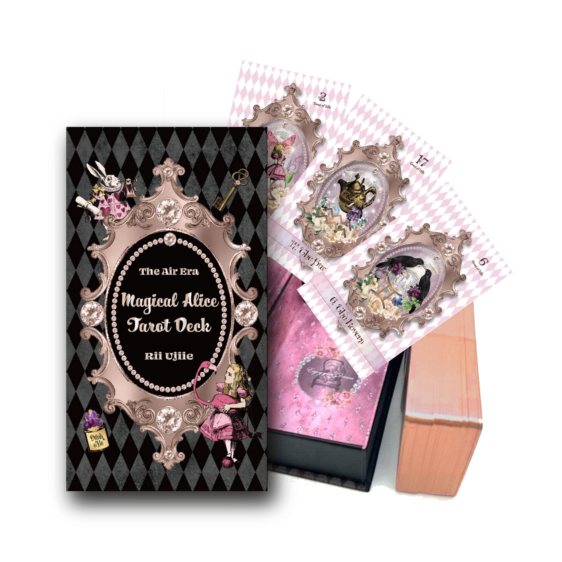 ピンクゴールドタロットカード