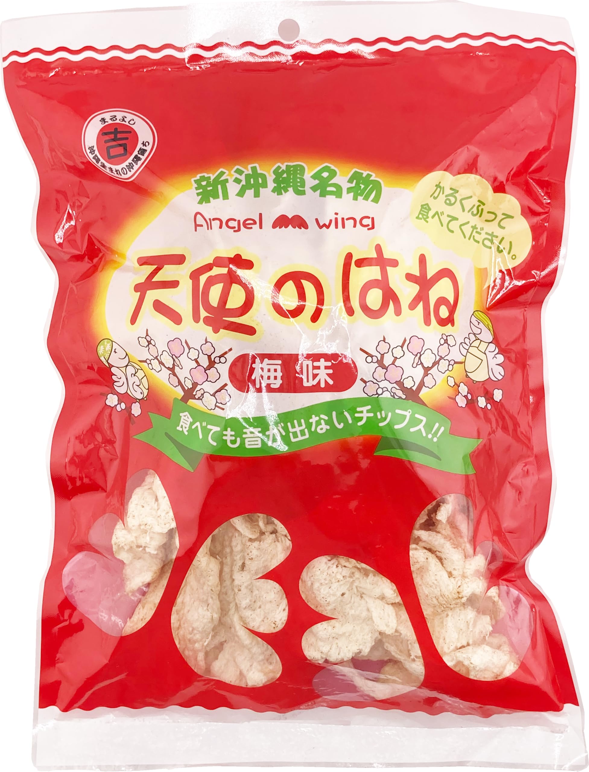 Amazon.co.jp: 天使のはね 梅 50袋 ＋うちなーむんシール Ya : 食品