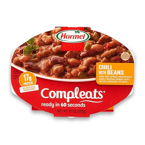 HORMEL COMPLEATS - Chili con frijoles de microondas, 10 onzas (paquete de 6)