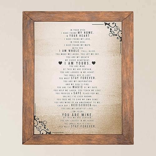 Miniatura 7 de I Have Found My Home- Romantic Love Poem Wall Art - Spiritual Love & Marriage Wall Decor Poster, Emotional Home Decor for Spouse, Partner,
