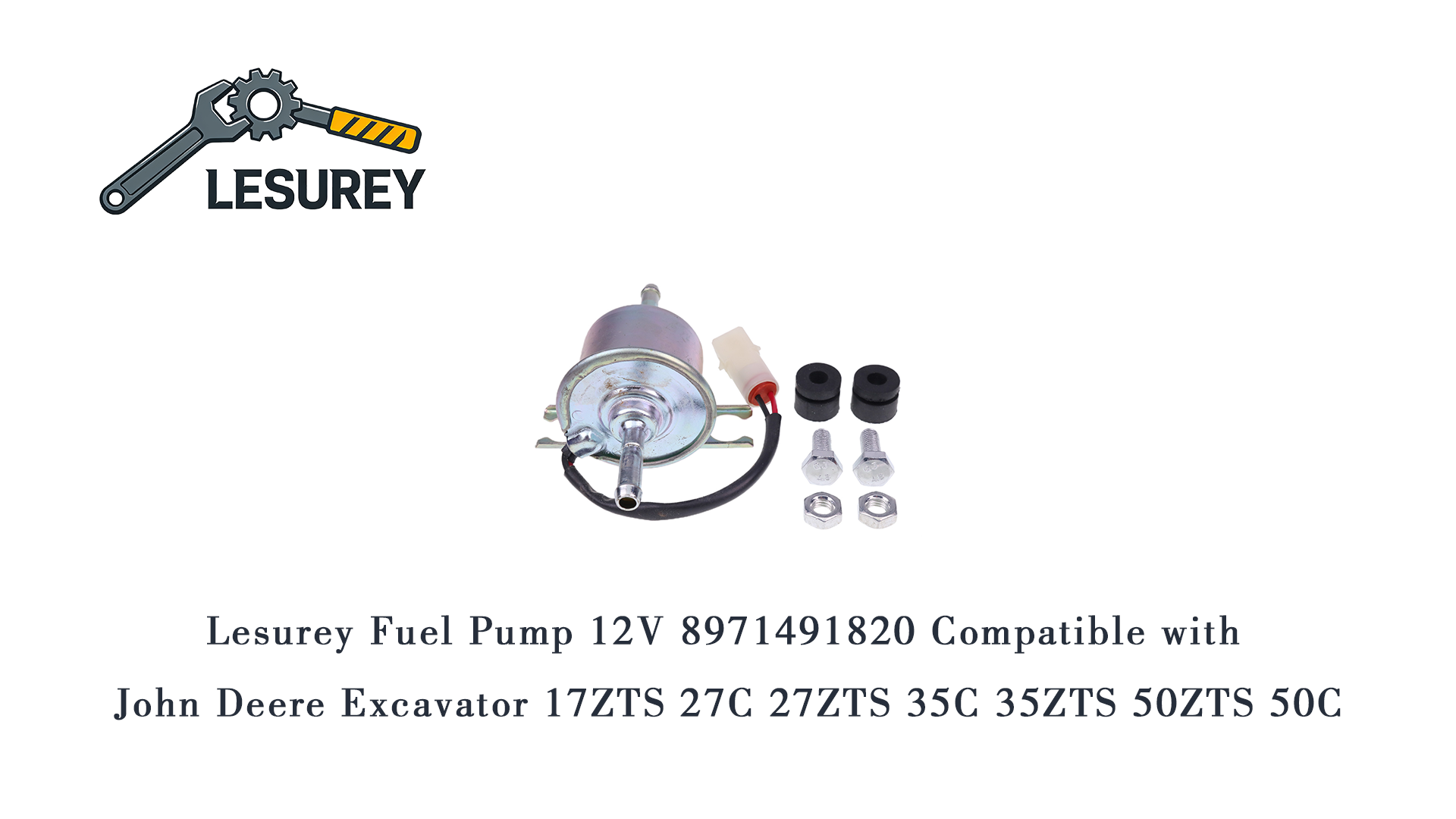 Amazon.com: Lesurey Fuel Pump 12V 8971491820 Compatible with John