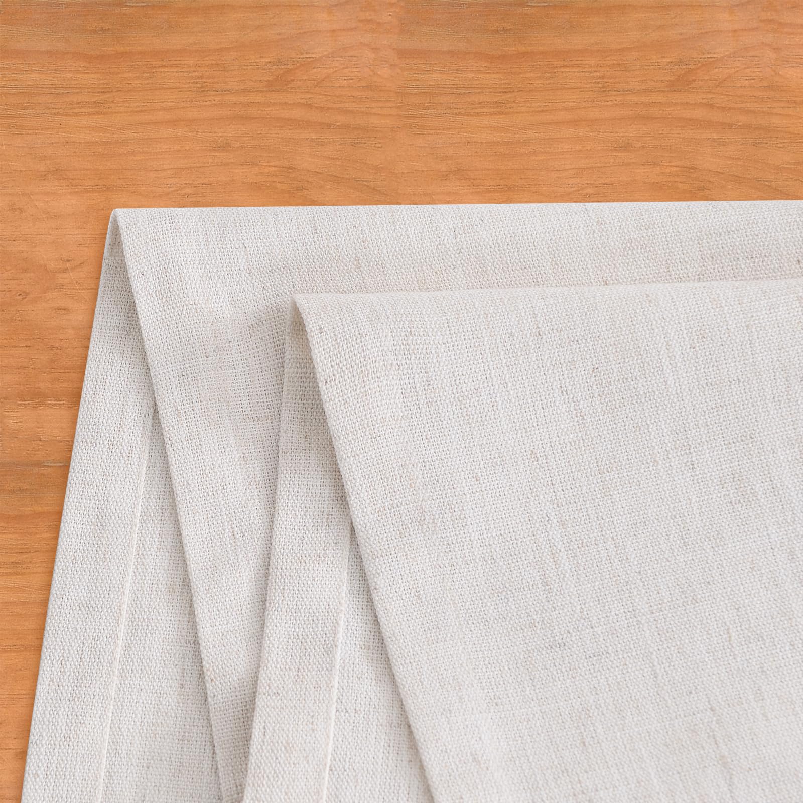 Runner Da Tavola In Lino Verde Salvia 230cm - Tovagliolo Lavabile Per Pranzi E Feste, Stile Rustico