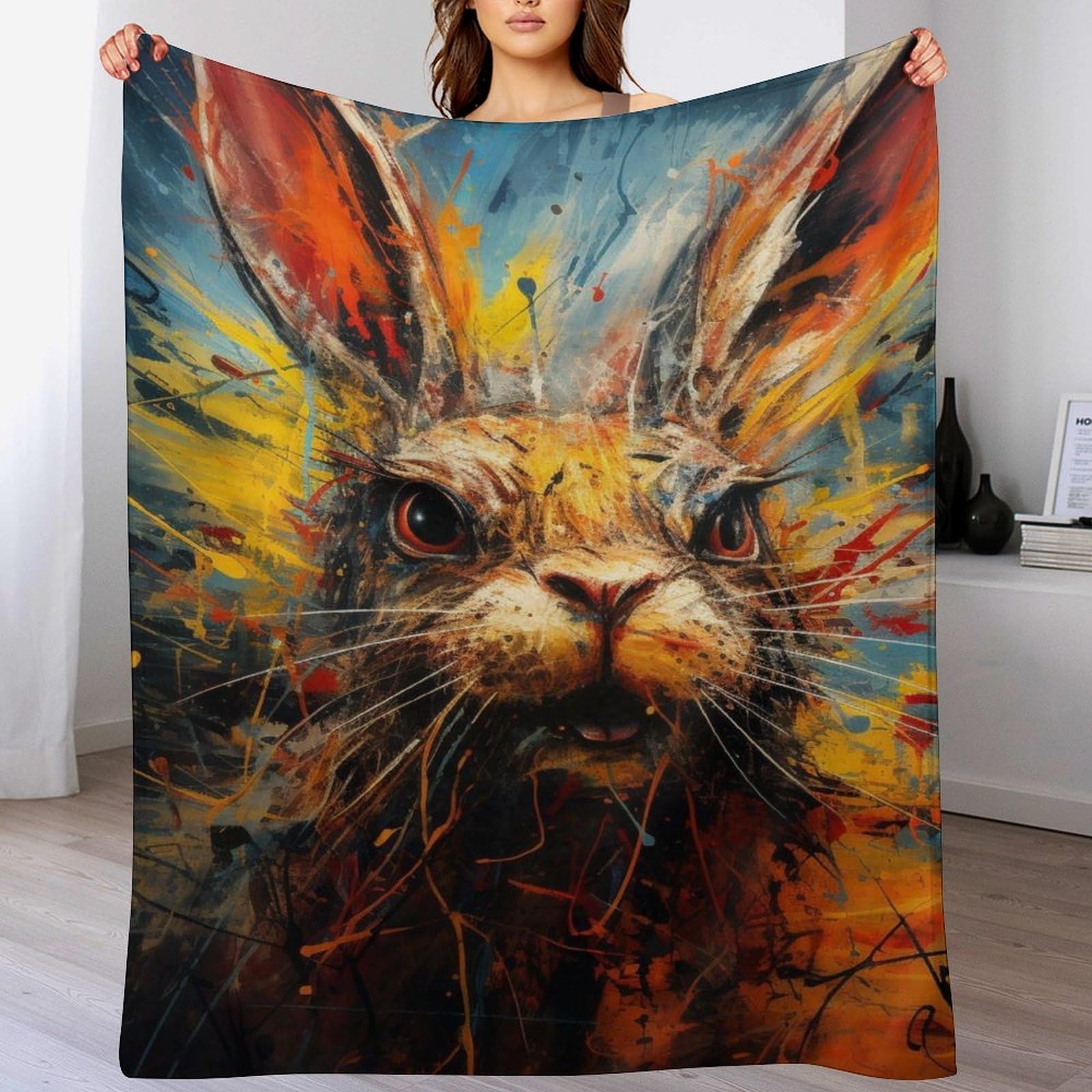 Couverture lapin douce et chaude pour des moments cocooning