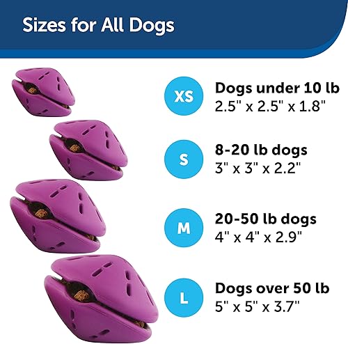 Miniatura 7 de Juguete para perro PetSafe Busy Buddy Twist 'N Treat, L, Púrpura