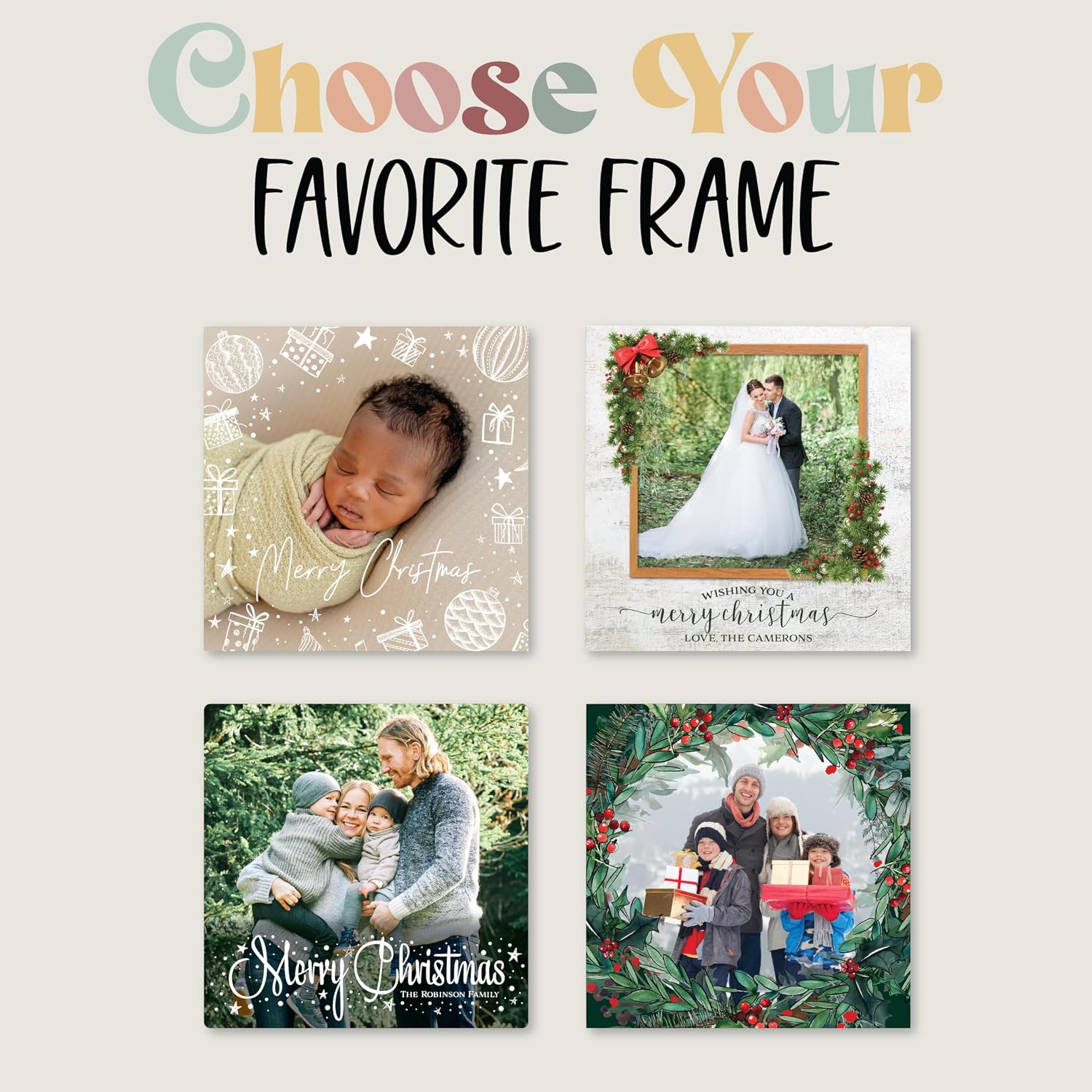 Custom Christmas Photo Puzzle from Picture | Upload Your Photo and Choose Color | 25 Piece Personalized Puzzle for Kids Toddlers Acrylic Puzzles Birthday Gifts for Toddler Boy Girl