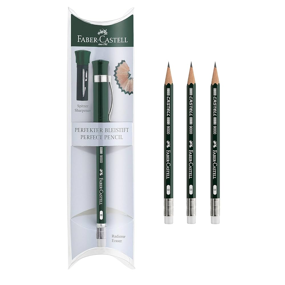 Amazon | Faber-Castell パーフェクトペンシル 9000 - 3本
