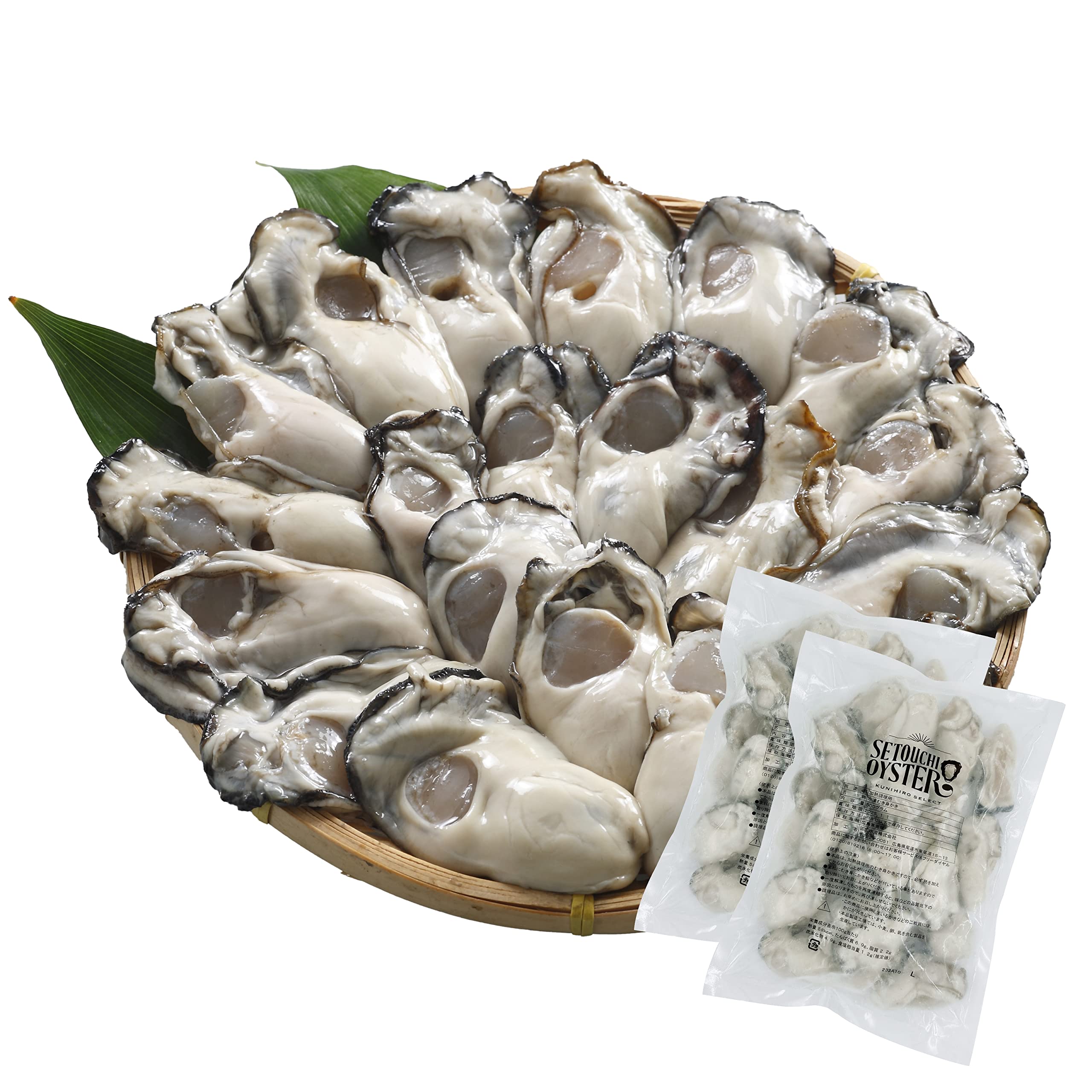 SETOUCHI OYSTER 冷凍かき 広島県産 1.2kg (600g×2袋)