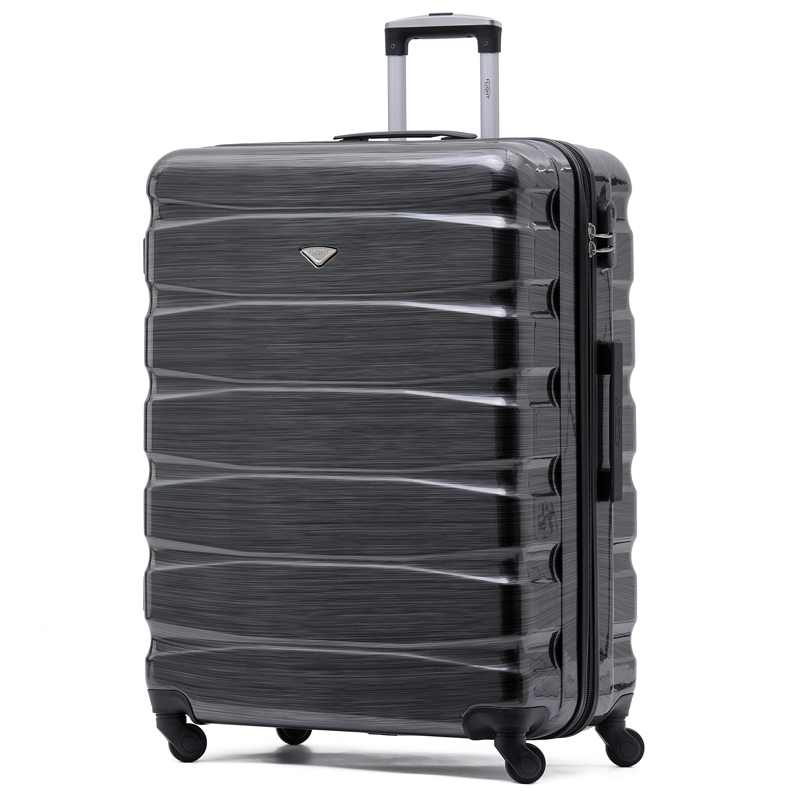 Flight Knight Lightweight 4 Wheel ABS Hard Case Medium Suitcase Approved for Over 100 Airlines Including easyJet, British Airways, Ryanair, Jet2, Emirates & Many More - Check-in Medium Size 25" — view 28
