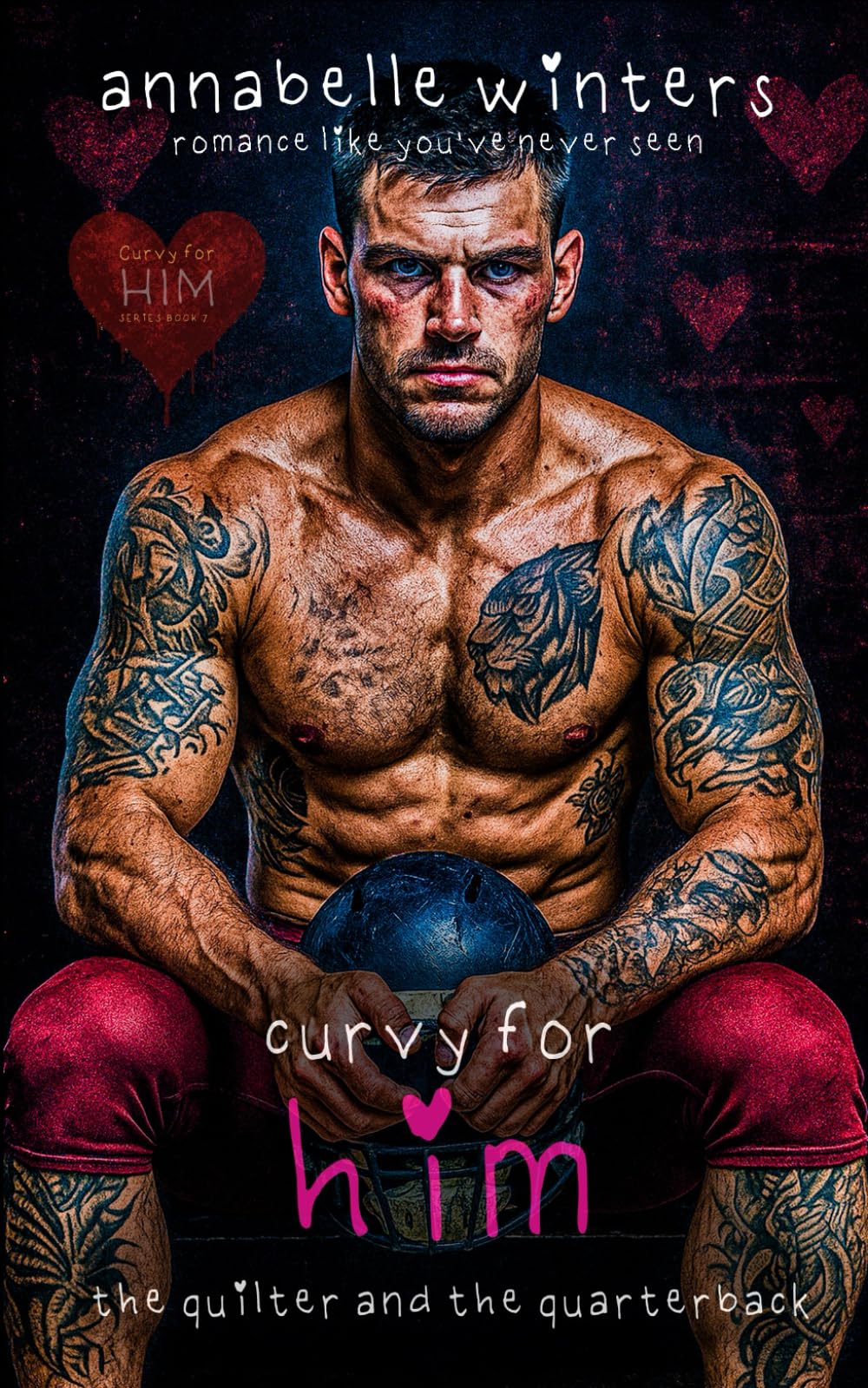 Curvy for Him: The Quilter and the Quarterback: 7 (Curvy for Him Instalove Romance Novellas)