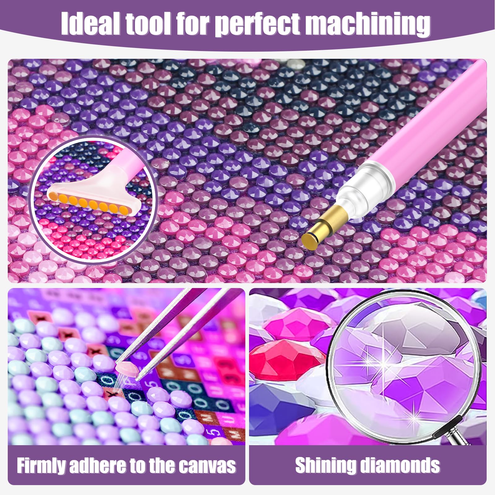 TOSTOG Kit Completo Diamond Painting 5D, Pasqua, Formato 30x40cm, Per Adulti E Principianti