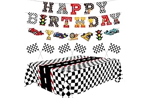 XIPEGPA Race Car Party Decorations - Perfect for Birthday Celebrations