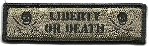 Liberty Or Death Tactical Morale Patch - Coyote