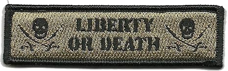 Liberty Or Death Tactical Morale Patch - Coyote