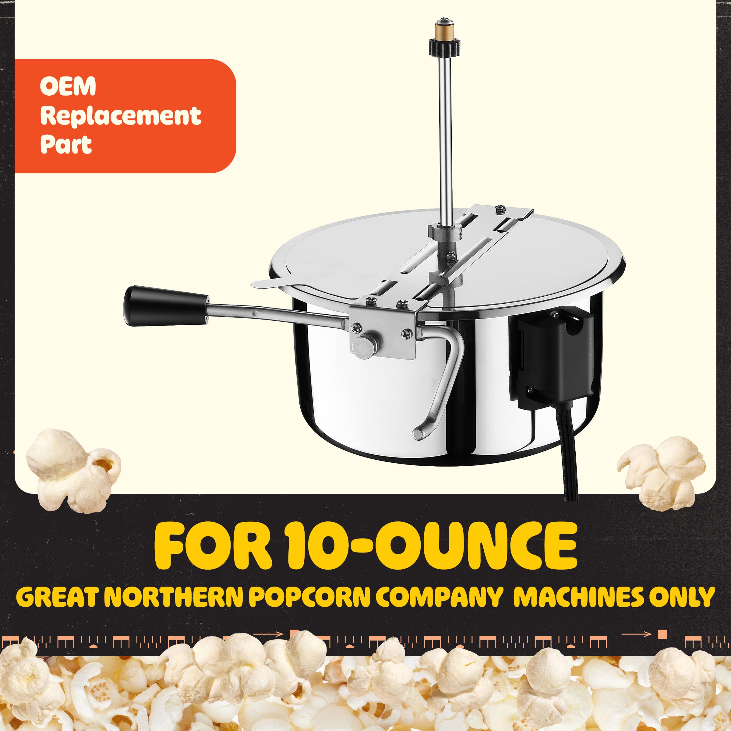 Amazon | Great Northern Popcorn 10オンス ポップコーンマシンケトル