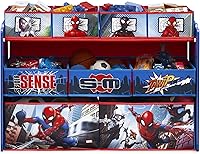 Vista 6 de Delta Children, Marvel Spider-Man Deluxe 9 Bin Design and Store Organizador de juguetes